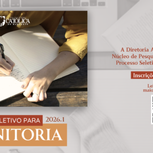 FACMA publica edital do Programa de Monitoria para o semestre 2026.1