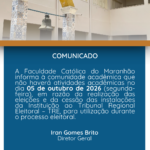 COMUNICADO – Suspensão das atividades acadêmicas no dia 05 de outubro de 2026