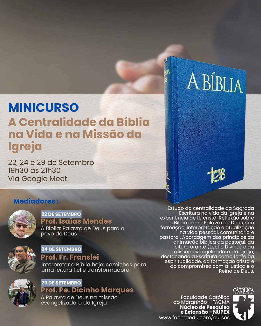 A centralidade da Bíblia na Vida e na Missão da Igreja